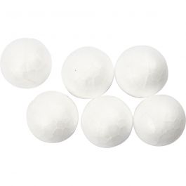 Kulor, Dia. 1,5 cm, vit, 200 st./ 1 förp. [HOB-542990]