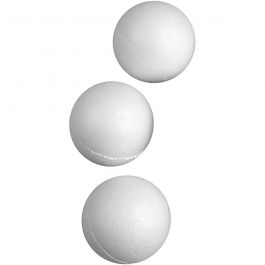 Kulor, Dia. 5 cm, vit, 50 st./ 1 förp. [HOB-543041]