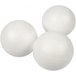 Kulor, Dia. 8 cm, vit, 25 st./ 1 förp. [HOB-54308]