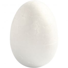 Ägg, H: 4,8 cm, vit, 100 st./ 1 förp. [HOB-54319]