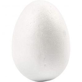 Ägg, H: 6 cm, vit, 50 st./ 1 förp. [HOB-543201]