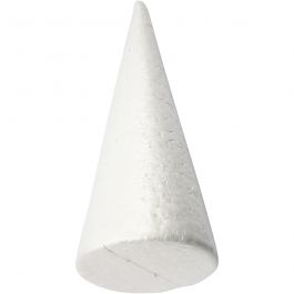 Käglor, H: 35 cm, Dia. 19,5 cm, vit, 1 st. [HOB-54345]