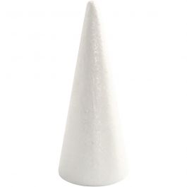 Käglor, H: 19,5 cm, Dia. 7 cm, vit, 1 st. [HOB-54362]