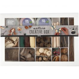 Kreativ Ask, Natur, 1 set [HOB-54453]
