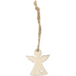 Juldekoration, H: 3,2 cm, B: 2,9 cm, tjocklek 2,7 mm, 24 st./ 1 förp. [HOB-54465]