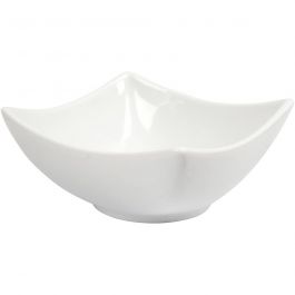 Skål, H: 4,5 cm, Dia. 10 cm, vit, 12 st./ 1 förp. [HOB-55523]