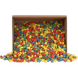 Mosaiksten, stl. 8-10 mm, tjocklek 5 mm, starka färger, 2 kg/ 1 förp. [HOB-55528]