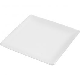 Tallrikar, stl. 12,7x12,7 cm, vit, 10 st./ 1 förp. [HOB-55603]