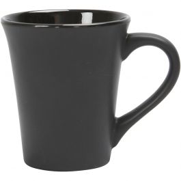 Muggar, H: 10 cm, Dia. 5,9-8,7 cm, 300 ml, svart, 12 st./ 1 förp. [HOB-55609]
