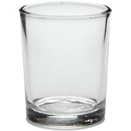 Värmeljusstakar, H: 6,5 cm, Dia. 4,5 cm, 4 st./ 1 förp. [HOB-55861]