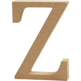 Bokstav, Z, H: 13 cm, tjocklek 2 cm, 1 st. [HOB-56335]