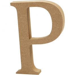Bokstav, P, H: 8 cm, tjocklek 1,5 cm, 1 st. [HOB-56375]