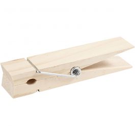 Klädnypor, L: 15 cm, B: 3,5 cm, 1 st. [HOB-564560]