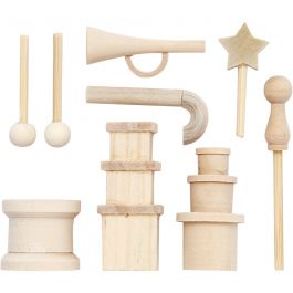 Miniföremål, L: 2-5,5 cm, 1 förp. [HOB-56918]