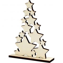 Julgran, H: 19,6 cm, D: 4 cm, B: 14,7 cm, 1 st. [HOB-56924]