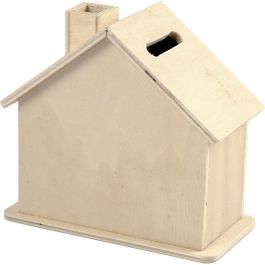 Sparhus, stl. 9,6x11,7x5,5 cm, 10 st./ 1 förp. [HOB-57472]