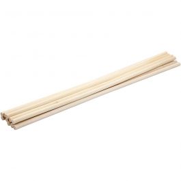 Rundstavar, L: 30 cm, Dia. 6 mm, 10 st./ 1 förp. [HOB-57651]