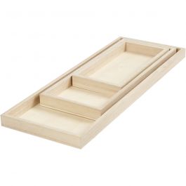 Brickor, L: 20+30+40 cm, B: 10+12+15 cm, 3 st./ 1 förp. [HOB-57919]