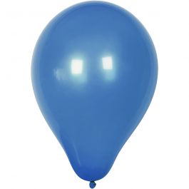 Ballonger, runda, Dia. 23 cm, mörkblå, 10 st./ 1 förp. [HOB-59163]