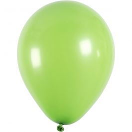Ballonger, runda, Dia. 23 cm, grön, 10 st./ 1 förp. [HOB-59165]