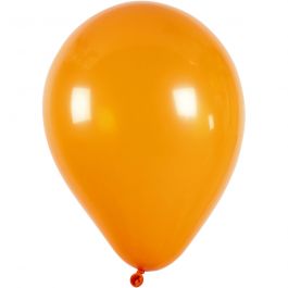 Ballonger, runda, Dia. 23 cm, orange, 10 st./ 1 förp. [HOB-59169]