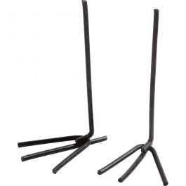 Fågel-/Kycklingfötter, H: 5 cm, B: 2 cm, svart, 10 par/ 1 förp. [HOB-59363]