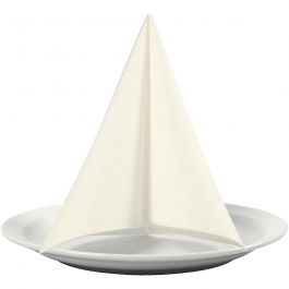 Servetter, stl. 40x40 cm, 60 g, råvit, 20 st./ 1 förp. [HOB-598021]