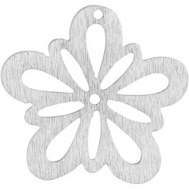 Blommor, Dia. 27 mm, tjocklek 1,7 mm, råvit, 20 st./ 1 förp. [HOB-599421]
