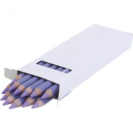 edu Kraftiga Färgblyertspennor, tjocklek 10 mm, kärna 6,25 mm, ljuslila, 12 st./ 1 förp. [HOB-408045]