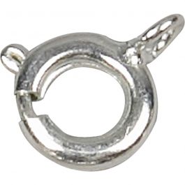 Fjäderlås, Dia. 7 mm, silver, 10 st./ 1 förp. [HOB-600300]