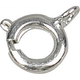 Fjäderlås, Dia. 7 mm, silver, 100 st./ 1 förp. [HOB-600301]