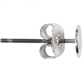 Öronstift, L: 13 mm, försilvrad, 10 st./ 1 förp. [HOB-603080]