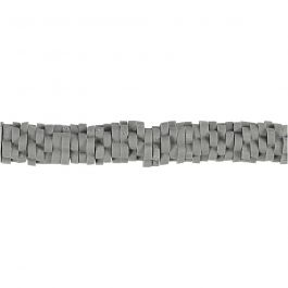 Lerpärlor, Dia. 5-6 mm, Hålstl. 2 mm, grå, 145 st./ 1 förp. [HOB-61002]