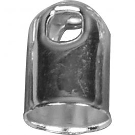 Avslutningshylsa, Dia. 6 mm, försilvrad, 6 st./ 1 förp. [HOB-613050]