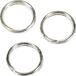 Splitring, Dia. 5 mm, försilvrad, 30 st./ 1 förp. [HOB-613420]