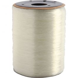 Elastisk smyckestråd, rund, tjocklek 0,8 mm, 1000 m/ 1 rl. [HOB-61543]