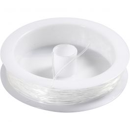 Elastisk smyckestråd, rund, tjocklek 1 mm, 10 m/ 1 rl. [HOB-615481]