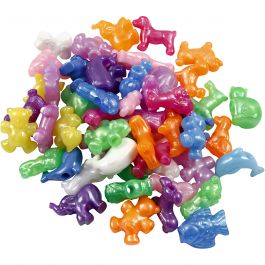 Figurmix, stl. 25 mm, Hålstl. 4 mm, 1000 g, mixade färger, 2000 ml/ 1 burk [HOB-61832]