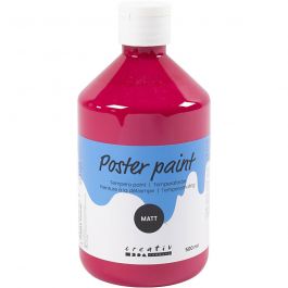 
Temperafärg Matt, primärröd, 500 ml/ 1 flaska [HOB-642035]