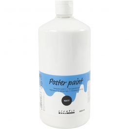 
Temperafärg Matt, vit, 1000 ml/ 1 flaska [HOB-642101]