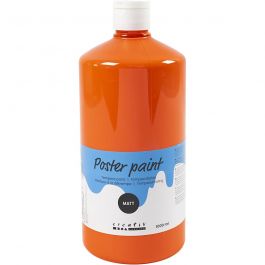 
Temperafärg Matt, orange, 1000 ml/ 1 flaska [HOB-642124]