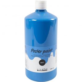 
Temperafärg Matt, primärblå, 1000 ml/ 1 flaska [HOB-642155]