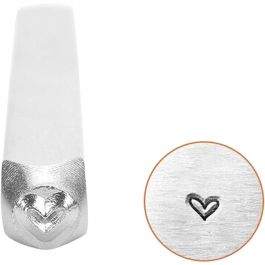 Prägelstämpel, hjärta, L: 65 mm, stl. 3 mm, 1 st. [HOB-67567]