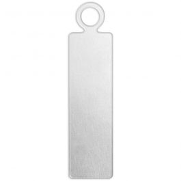 Tag, Rektangel, stl. 20x5 mm, Hålstl. 1,9 mm, tjocklek 1,3 mm, aluminium, 20 st./ 1 förp. [HOB-67582]