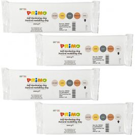Självhärdande Lera, vit, 4x1000 g/ 1 förp. [HOB-677109]