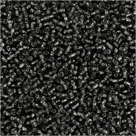 Rocaillepärlor, Dia. 1,7 mm, stl. 15/0, Hålstl. 0,5-0,8 mm, grågrön, 25 g/ 1 förp. [HOB-686740]