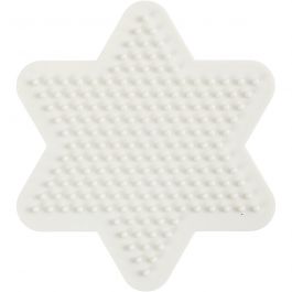 NABBI BioBeads Pärlplatta, stjärn, stl. 9,8x9,8 cm, medium, 1 st. [HOB-906783]