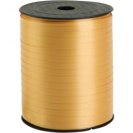 Presentsnöre, B: 5 mm, guld, 400 m/ 1 rl. [HOB-557489]