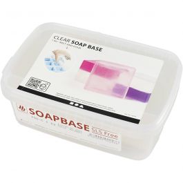 Transparent tvålmassa, klar, 1 kg [HOB-70038]