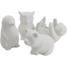 Sparfigurer, Djur, stl. 8,5-11 cm, Innehållet kan variera , 4x6 st./ 1 förp. [HOB-744445]